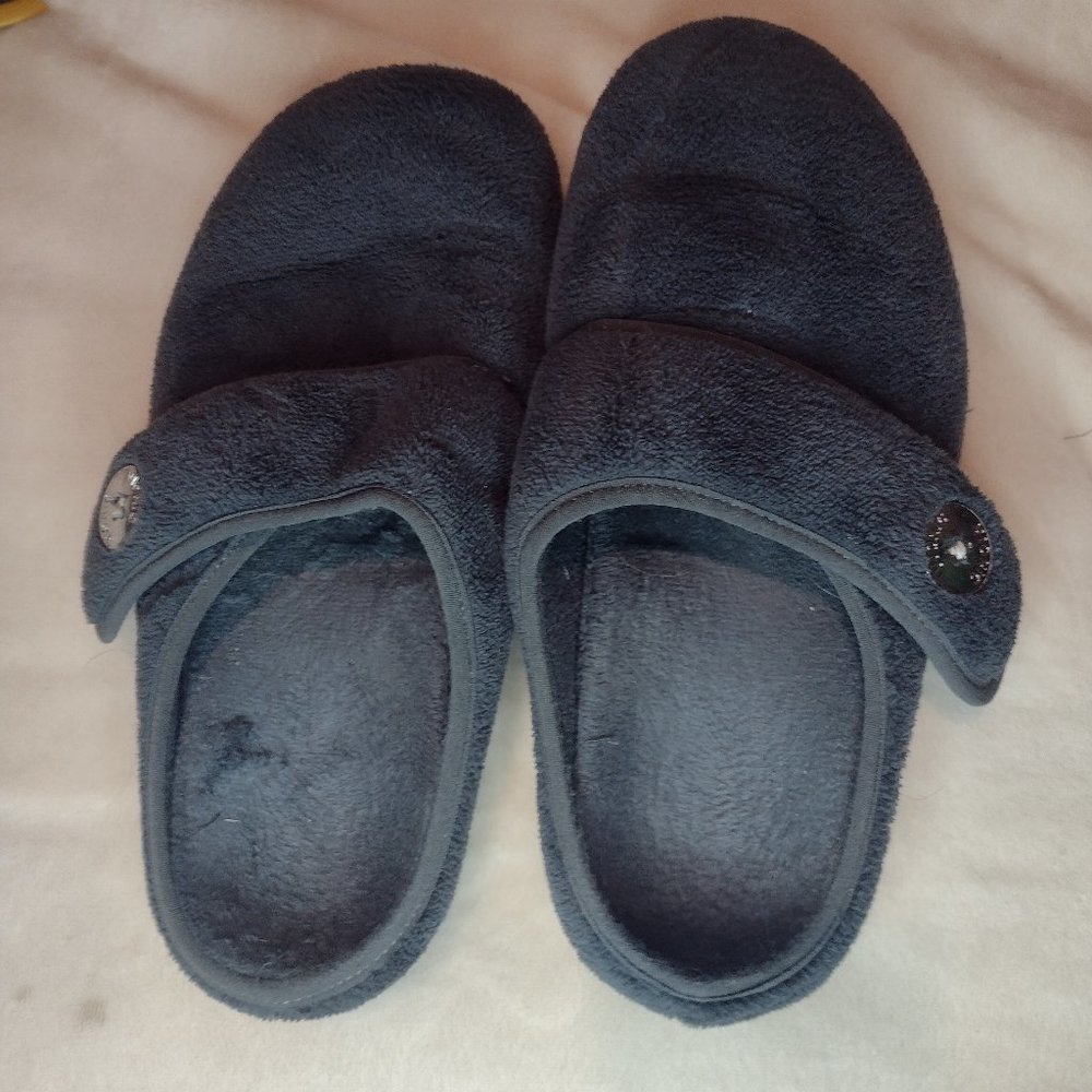 Vionic 361 Sadie Women's 8 Shoes Gray Orthotic Mule Slides Slippers